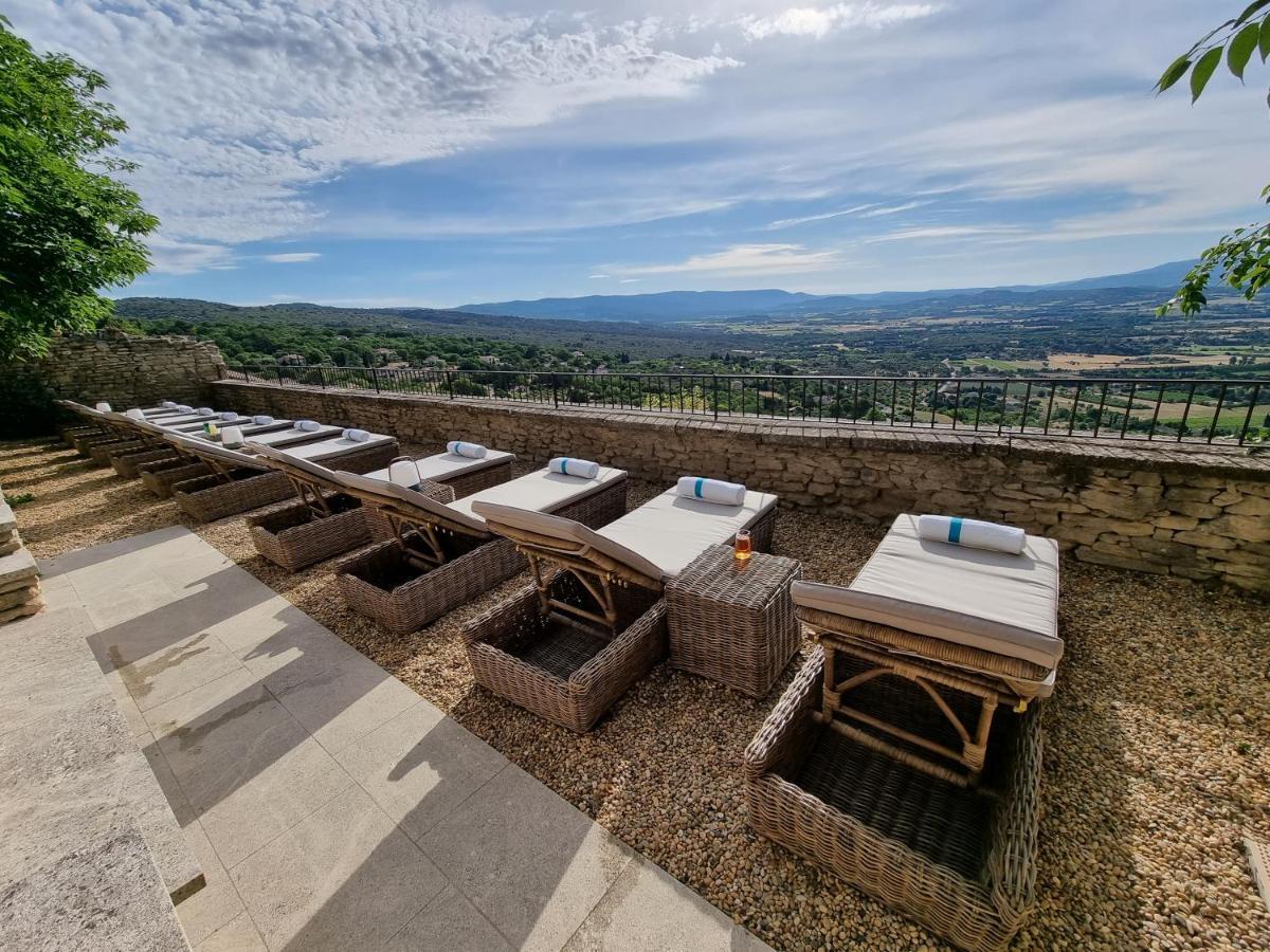 Maison Au Centre Du Village De Gordes Avec Vue Incroyable Ngoại thất bức ảnh