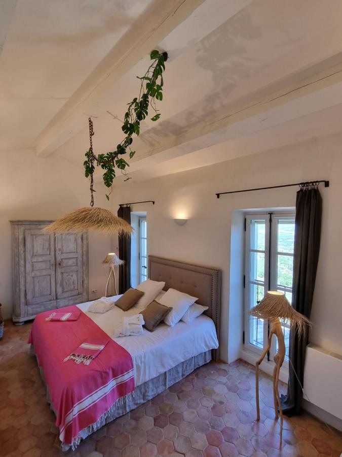 Maison Au Centre Du Village De Gordes Avec Vue Incroyable Ngoại thất bức ảnh